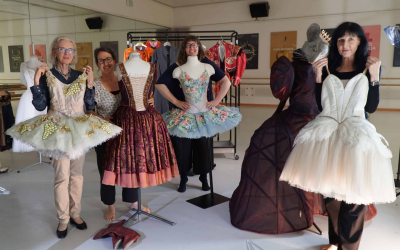 Oral-History-Interview mit Ursula Pellaton von Marianne Mühlemann im Opernhaus Zürich, Juni 2019, Foto: Katrin Oettli